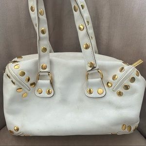 HAMMITT Classic White with Gold Rivets Stunner